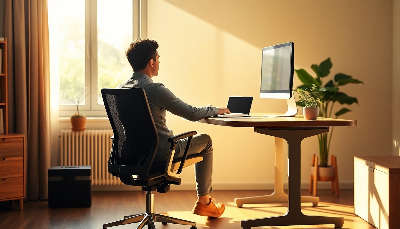 من مكتبي المؤلم إلى وضعية جلوس صحية - كيف فعلتها