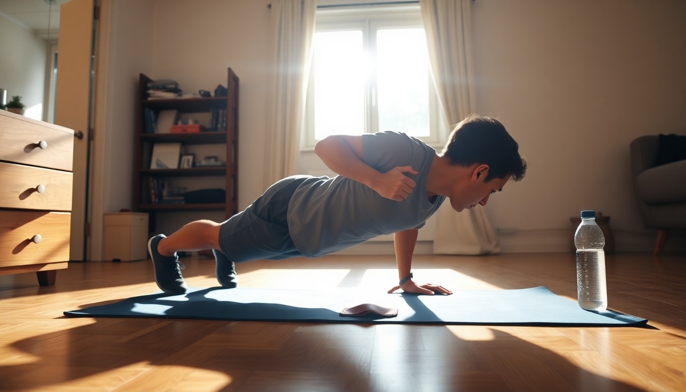 صرف اپنے جسم کا وزن استعمال کرتے ہوئے پٹھوں کی تعمیر کریں